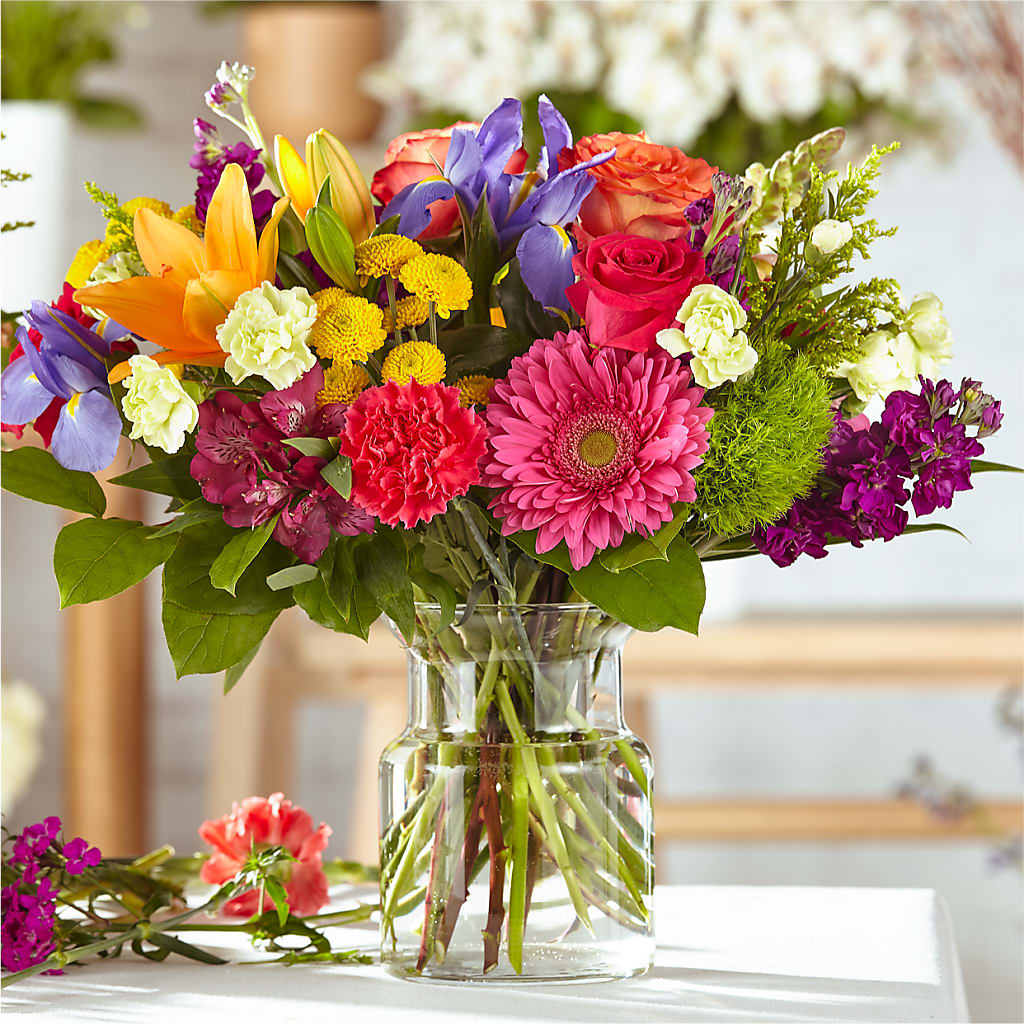 Bold & Bright – A Florist Original – Cg Rain Florist, Cedar Grove NJ