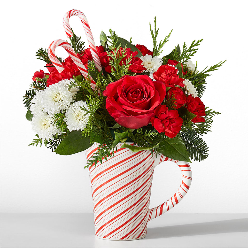 Peppermint Swirl Mug – Cg Rain Florist, Cedar Grove NJ