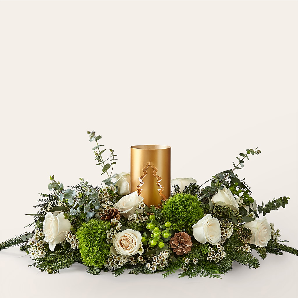 Chestnuts Roasting Centerpiece – Cg Rain Florist, Cedar Grove NJ