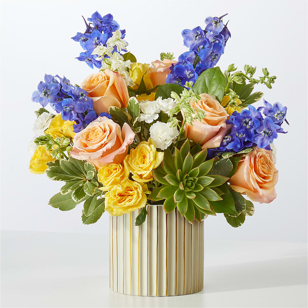 Cobalt Reverie Bouquet – Cg Rain Florist, Cedar Grove NJ