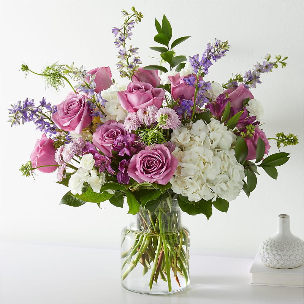 Violet Caress Bouquet – Cg Rain Florist, Cedar Grove NJ