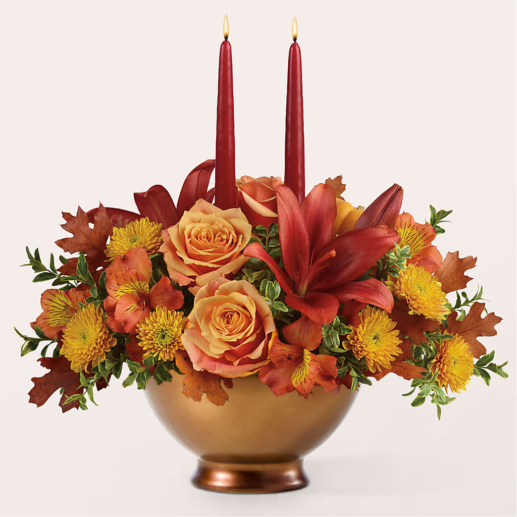 Harvest Table Centerpiece – Cg Rain Florist, Cedar Grove NJ
