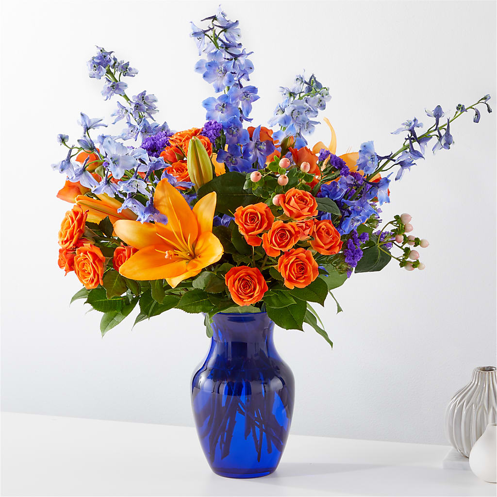Radiant Citrus Bouquet – Cg Rain Florist, Cedar Grove NJ