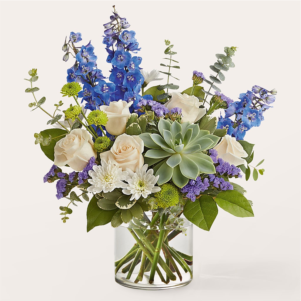 Cerulean Waves Bouquet – Cg Rain Florist, Cedar Grove NJ