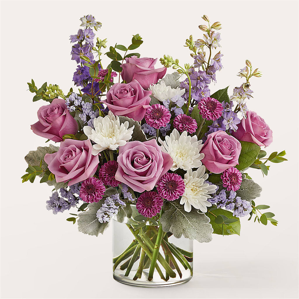 Violet Frost Bouquet – Cg Rain Florist, Cedar Grove NJ