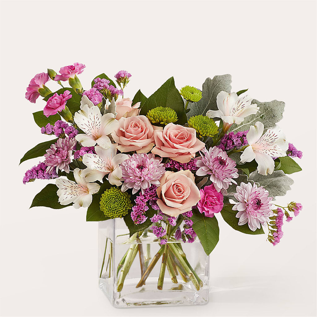 Pink Suede Bouquet – Cg Rain Florist, Cedar Grove NJ