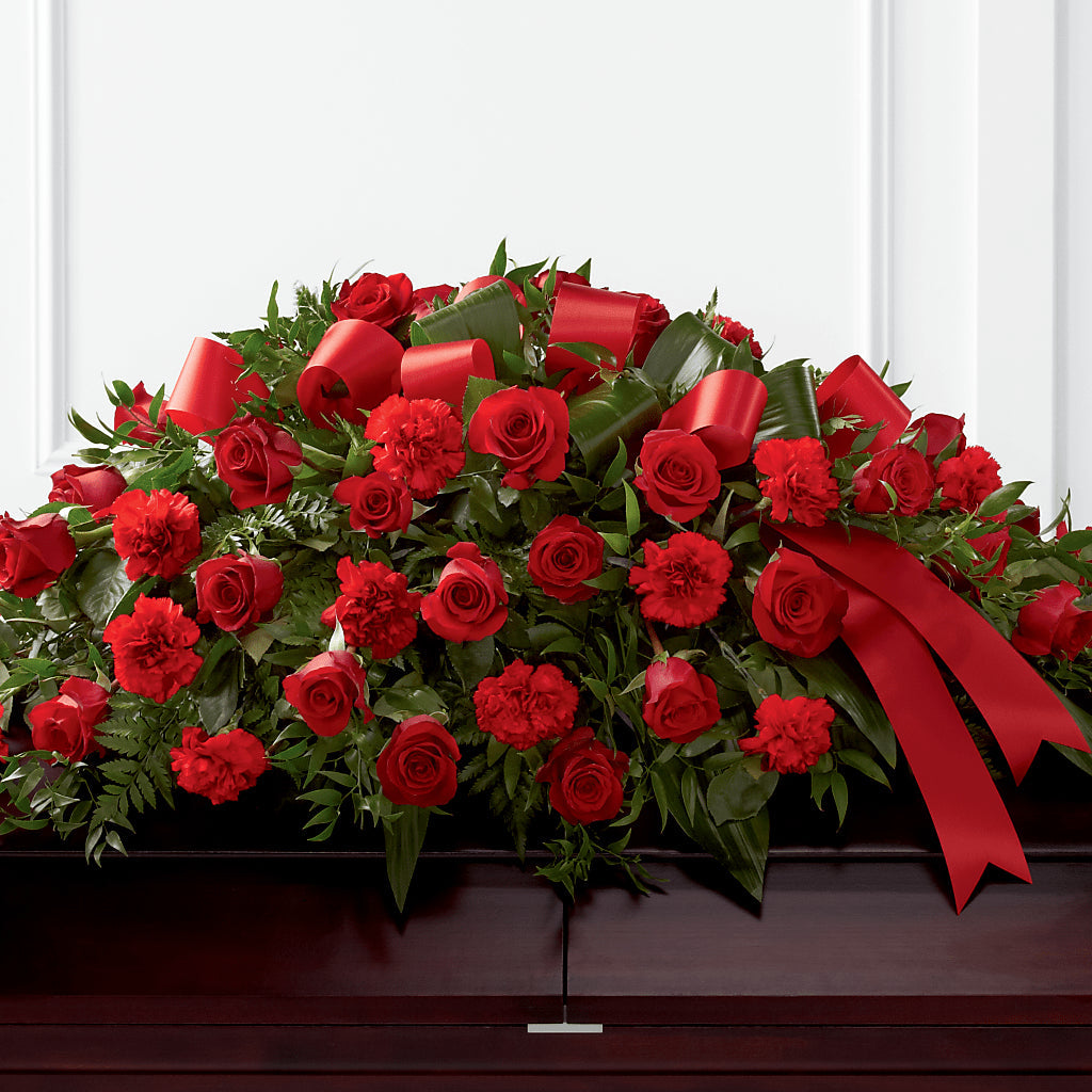 Tribute of Life Casket Spray – Cg Rain Florist, Cedar Grove NJ