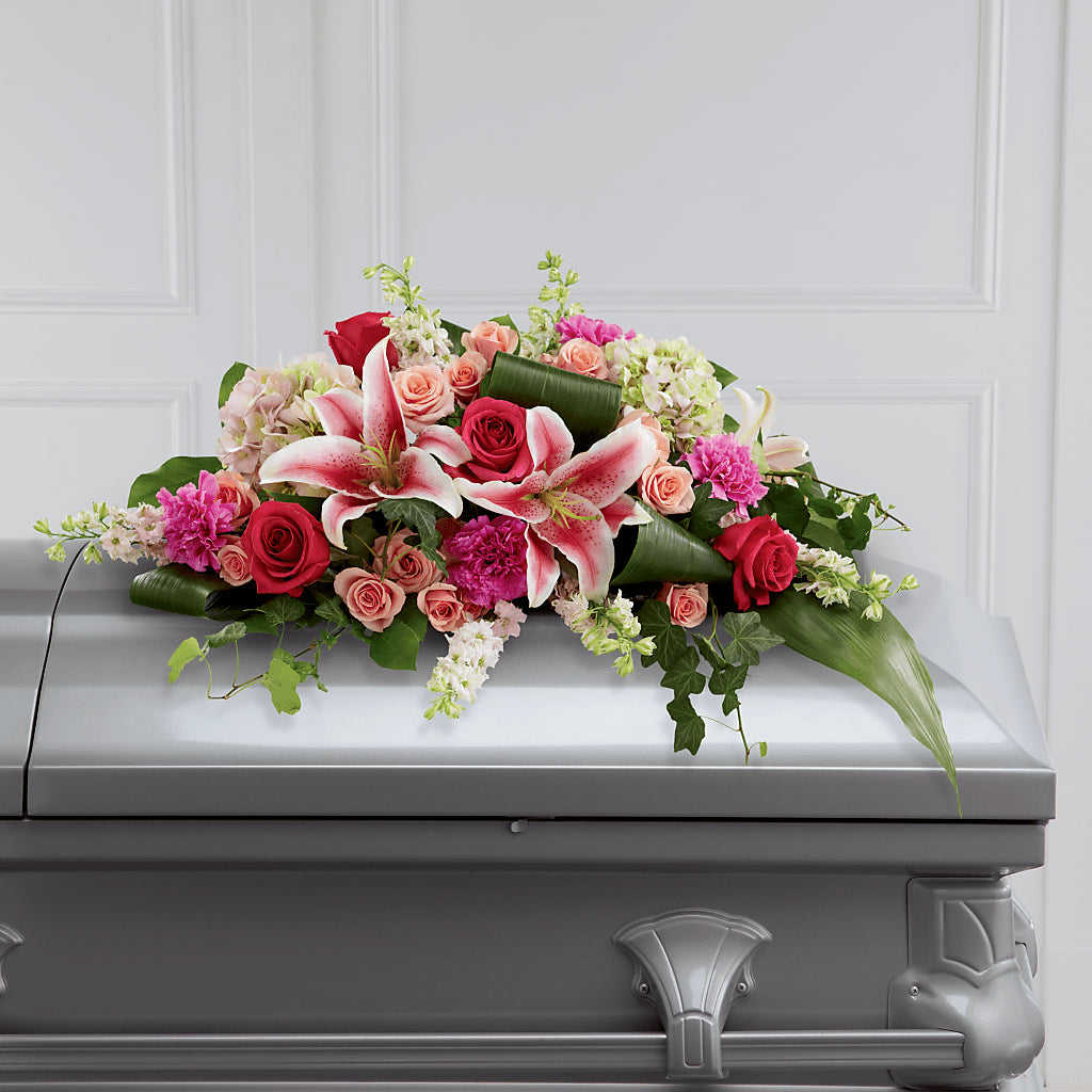 Splendid Grace Casket Spray – Cg Rain Florist, Cedar Grove NJ