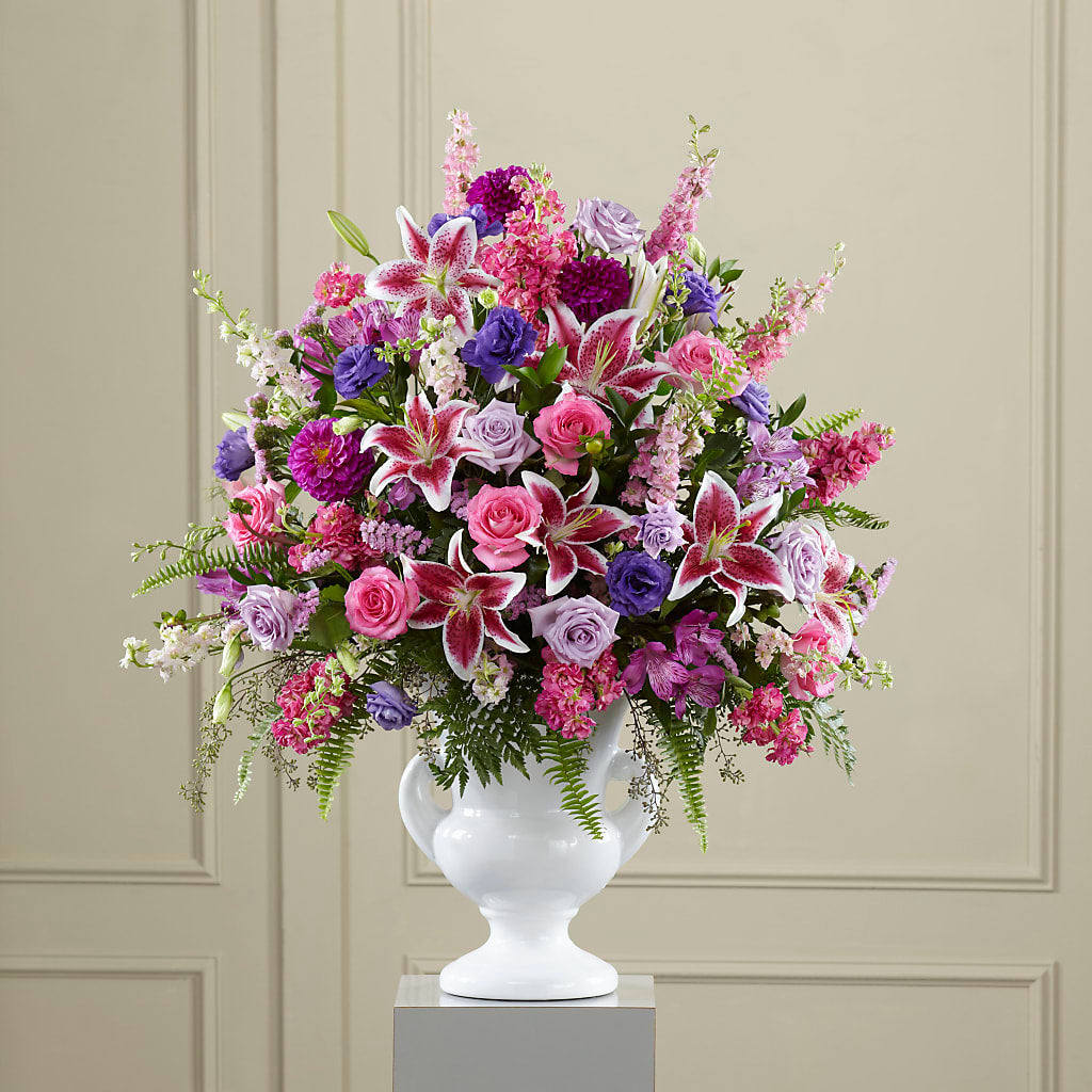 Peaceful Tribute Arrangement – Cg Rain Florist, Cedar Grove NJ