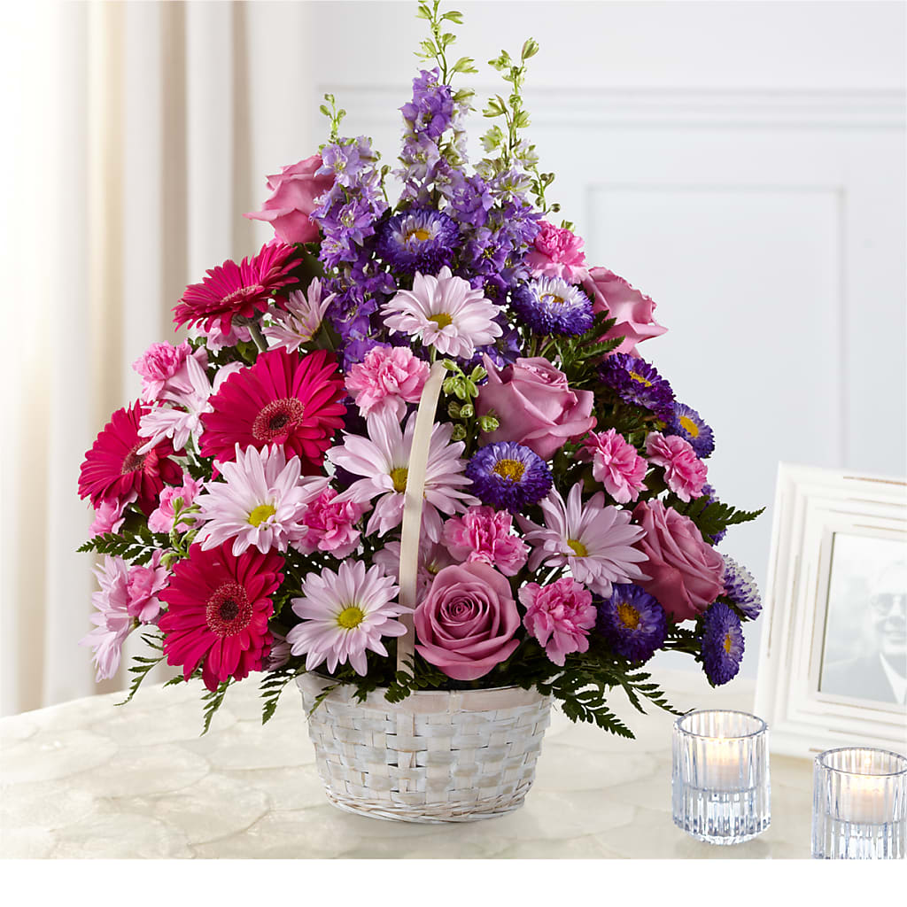 Pastel Peace Basket – Cg Rain Florist, Cedar Grove NJ