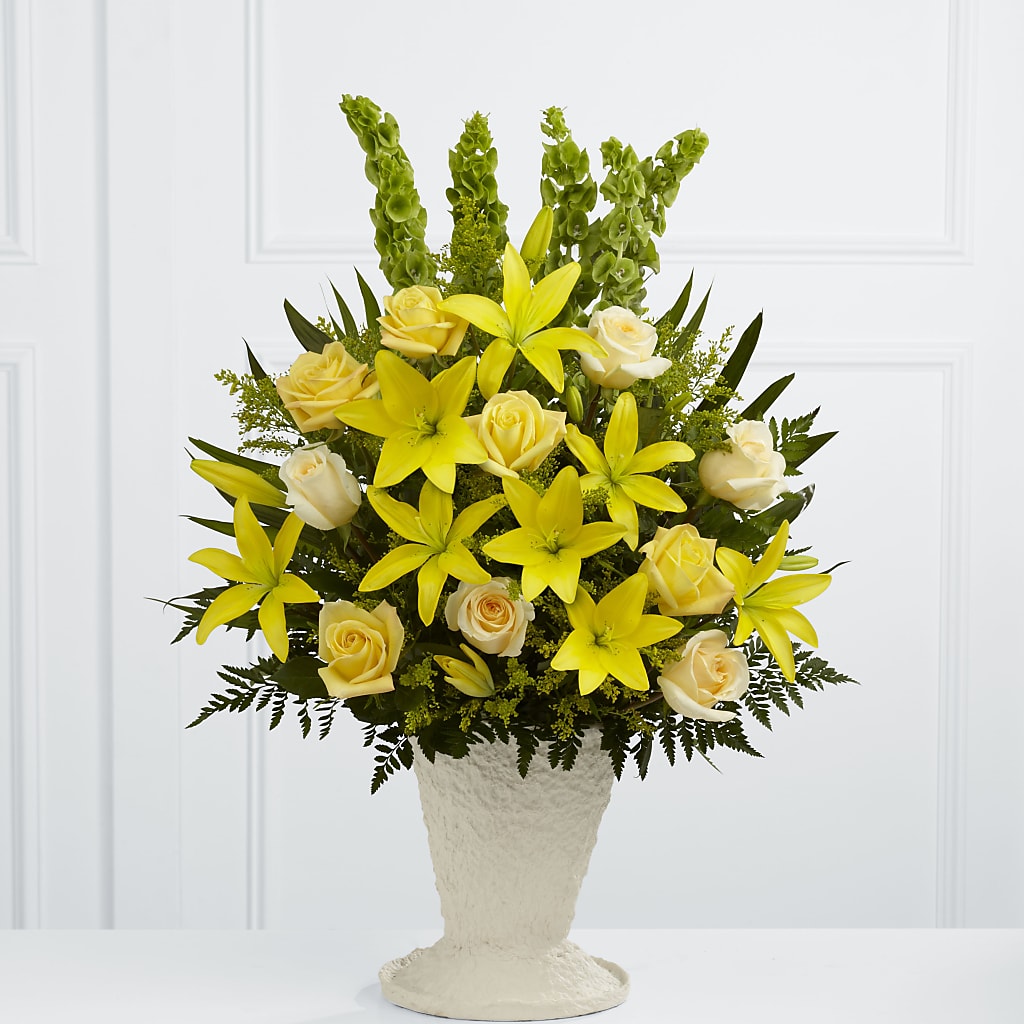 Golden Memories Arrangement – Cg Rain Florist, Cedar Grove NJ