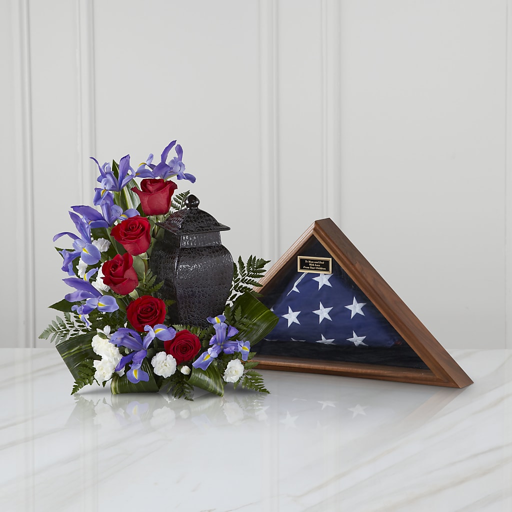 Patriotic Tribute Arrangement – Cg Rain Florist, Cedar Grove NJ