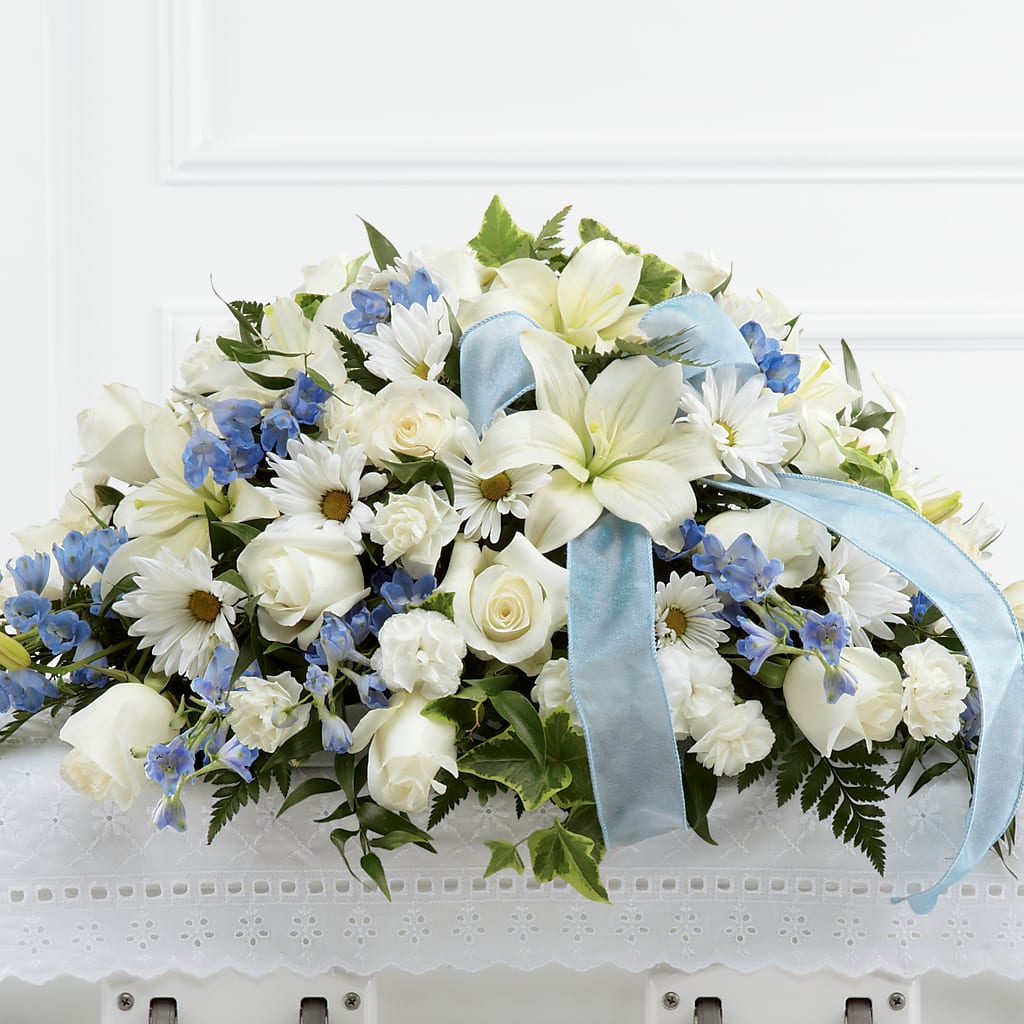 Tender Treasure Casket Spray – Cg Rain Florist, Cedar Grove NJ