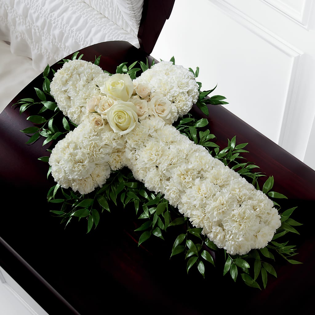 Peaceful Memories Casket Spray (Standard) – Cg Rain Florist, Cedar Grove NJ