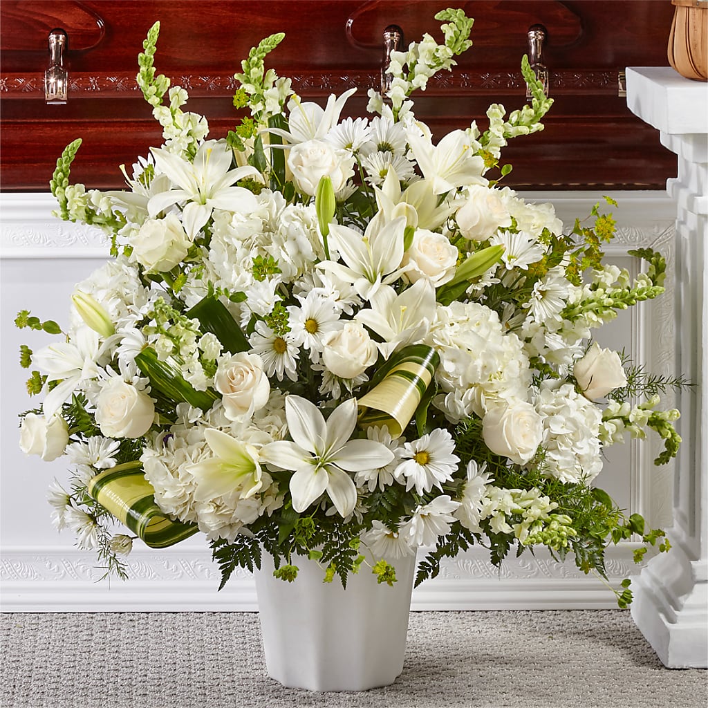 Thoughts of Tranquility Floor Basket – Cg Rain Florist, Cedar Grove NJ