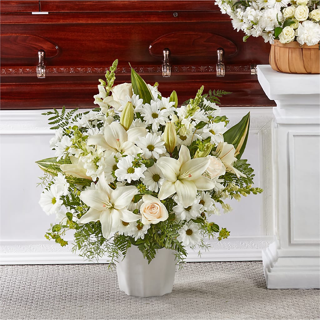 Thoughts of Tranquility Floor Basket – Cg Rain Florist, Cedar Grove NJ