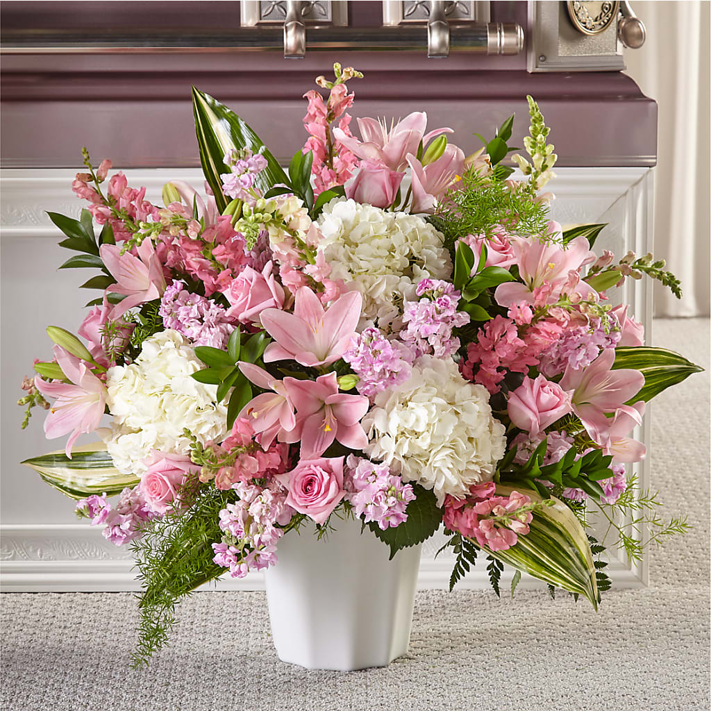 Simply Serene Floor Basket – Cg Rain Florist, Cedar Grove NJ