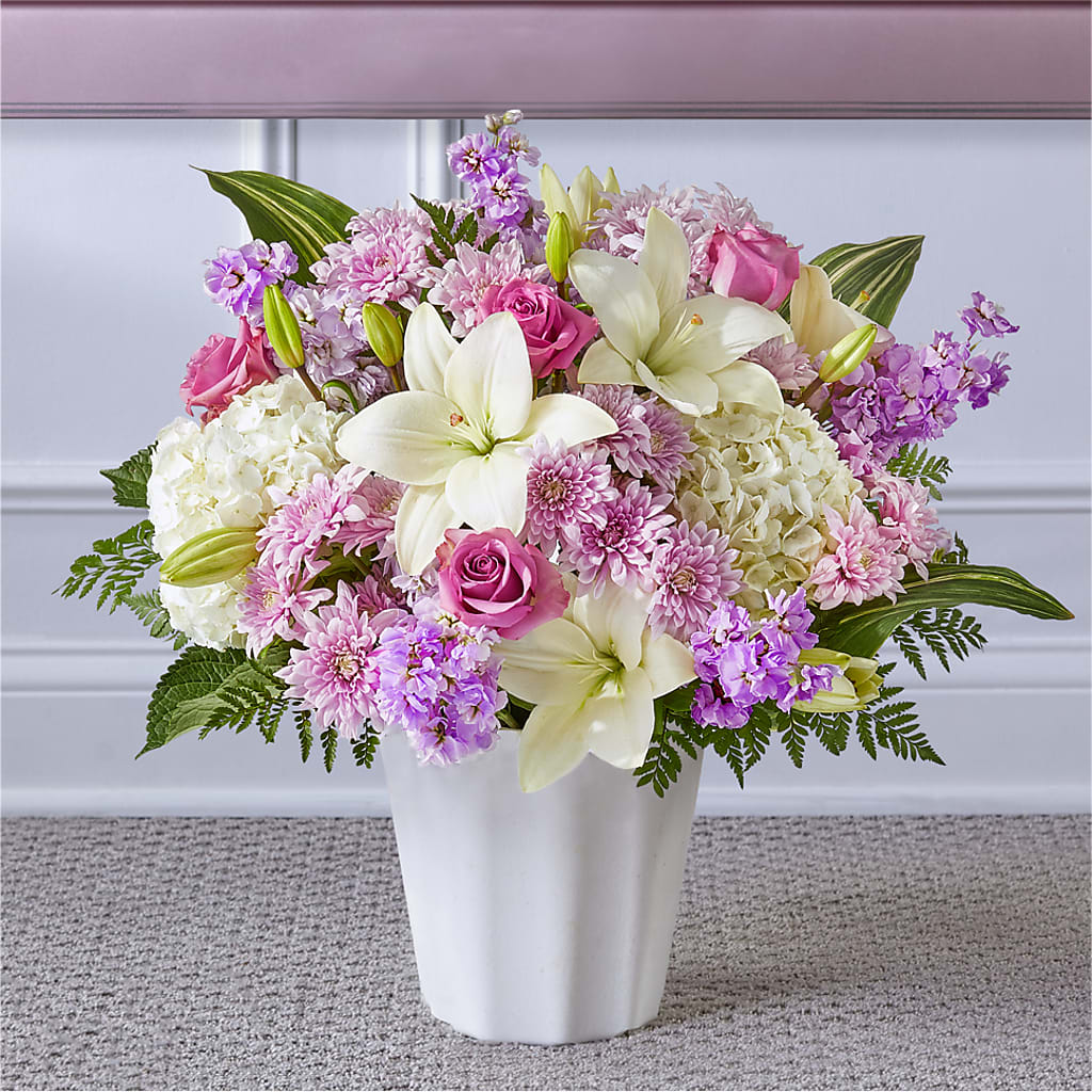 Heaven Sent Floor Basket – Cg Rain Florist, Cedar Grove NJ