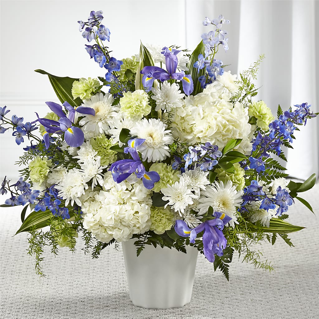 Soft Serenity Floor Basket – Cg Rain Florist, Cedar Grove NJ