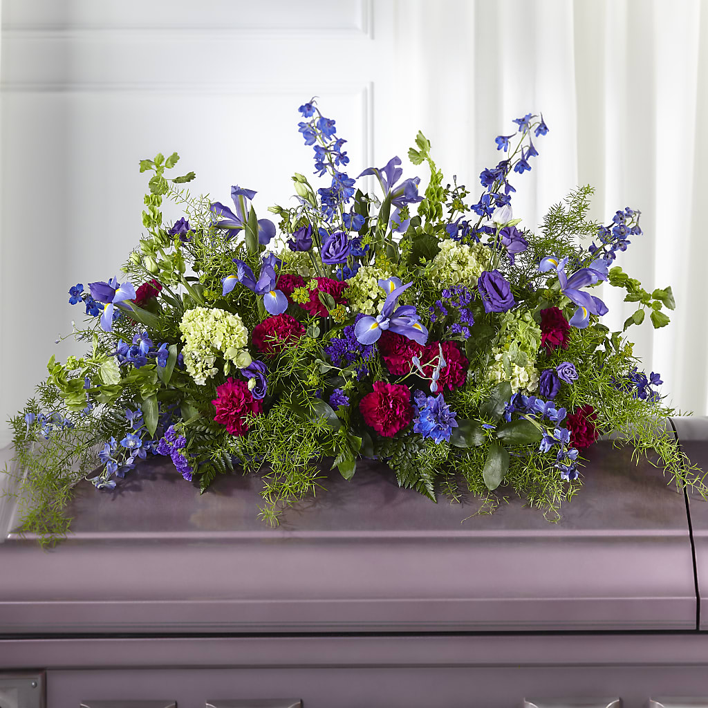 Always Treasured Casket Spray – Cg Rain Florist, Cedar Grove NJ