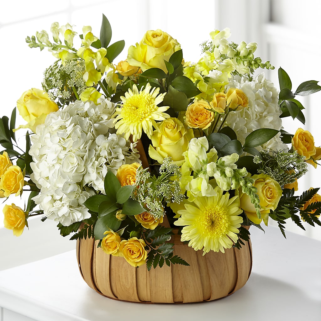 Rustic Remembrance Basket – Cg Rain Florist, Cedar Grove NJ
