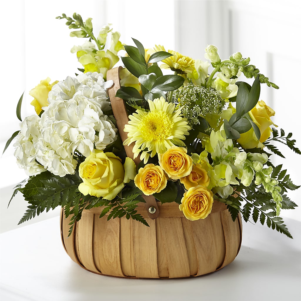 Rustic Remembrance Basket – Cg Rain Florist, Cedar Grove NJ