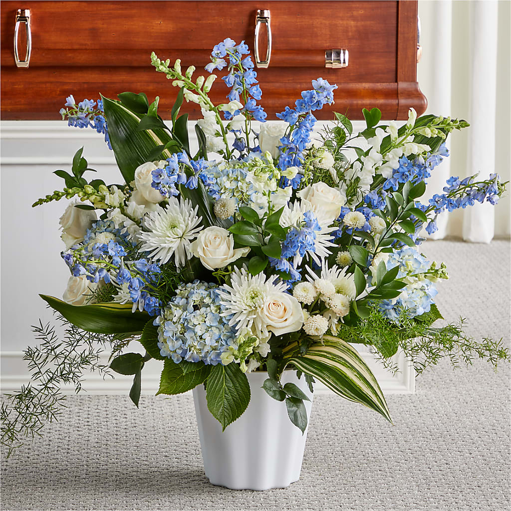 Everlasting Memories Floor Basket – Cg Rain Florist, Cedar Grove NJ