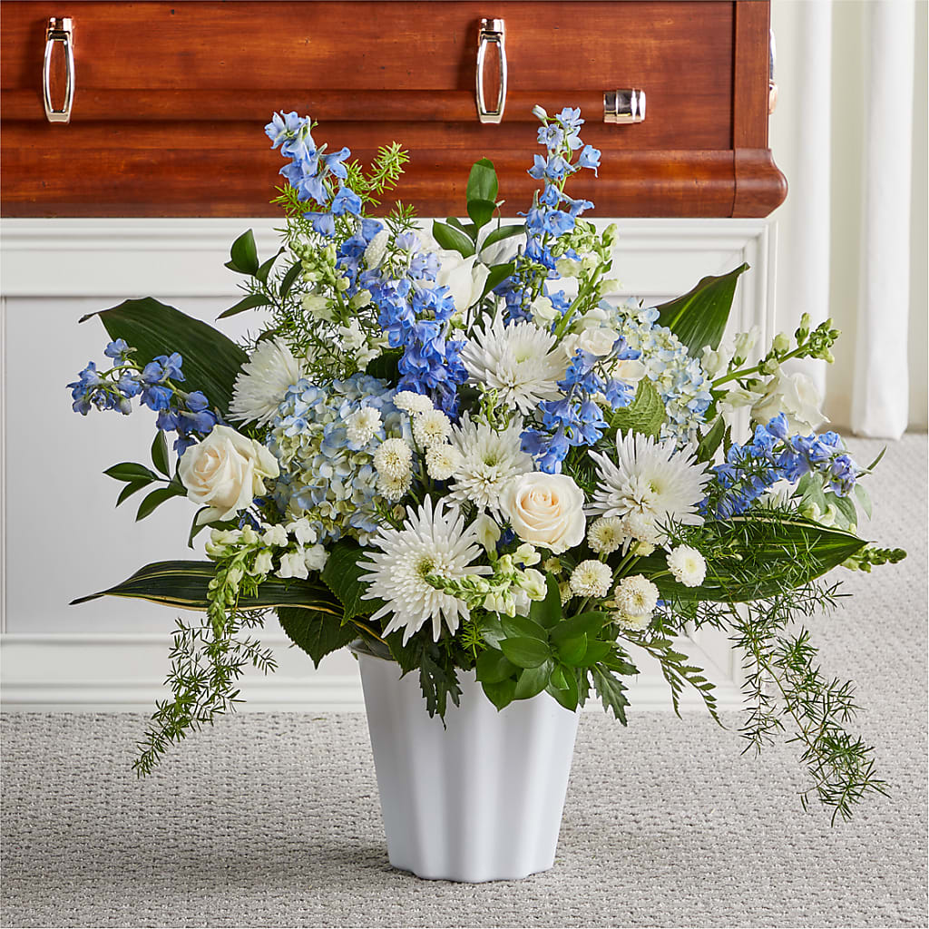 Everlasting Memories Floor Basket – Cg Rain Florist, Cedar Grove NJ