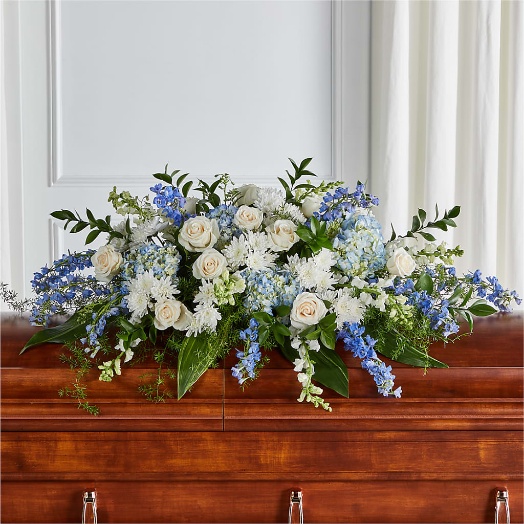 Timeless Essence Casket Spray – Cg Rain Florist, Cedar Grove NJ