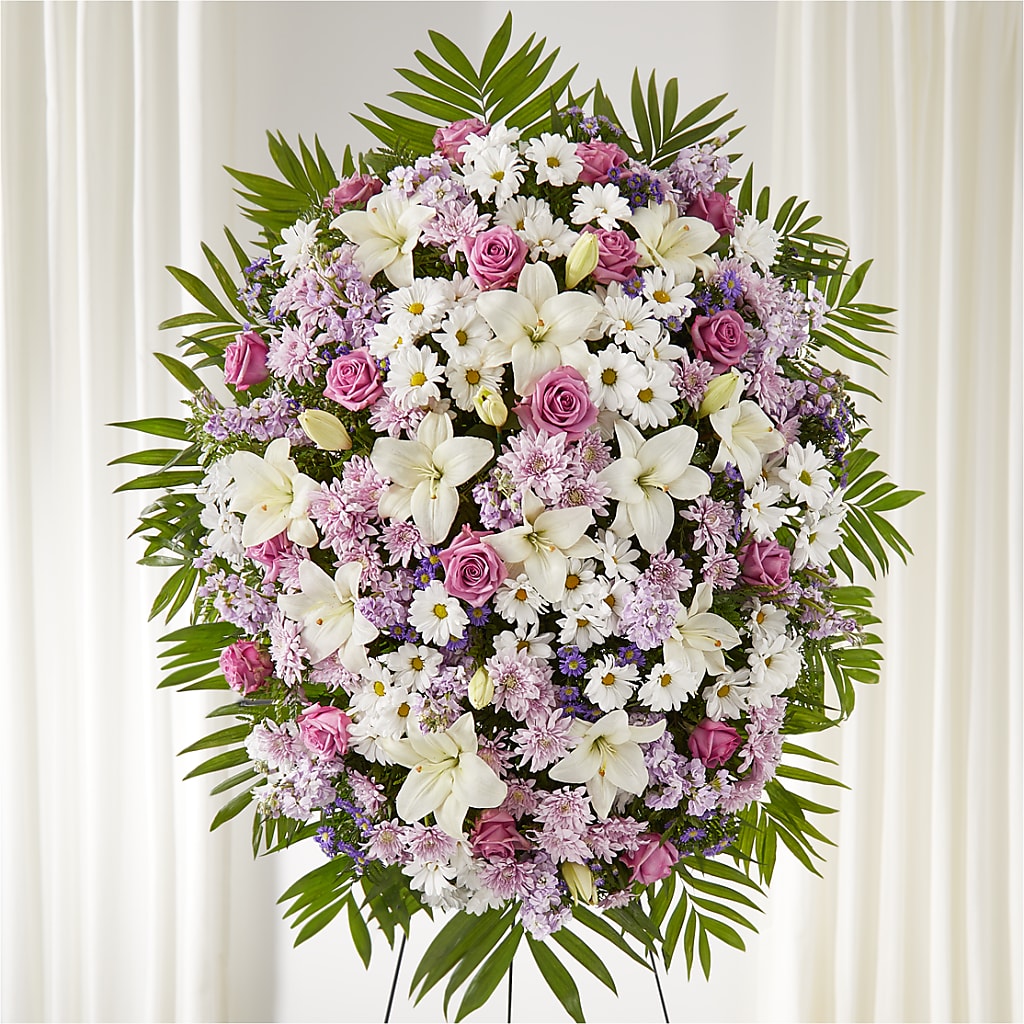 Surrounded by Love Standing Spray – Cg Rain Florist, Cedar Grove NJ