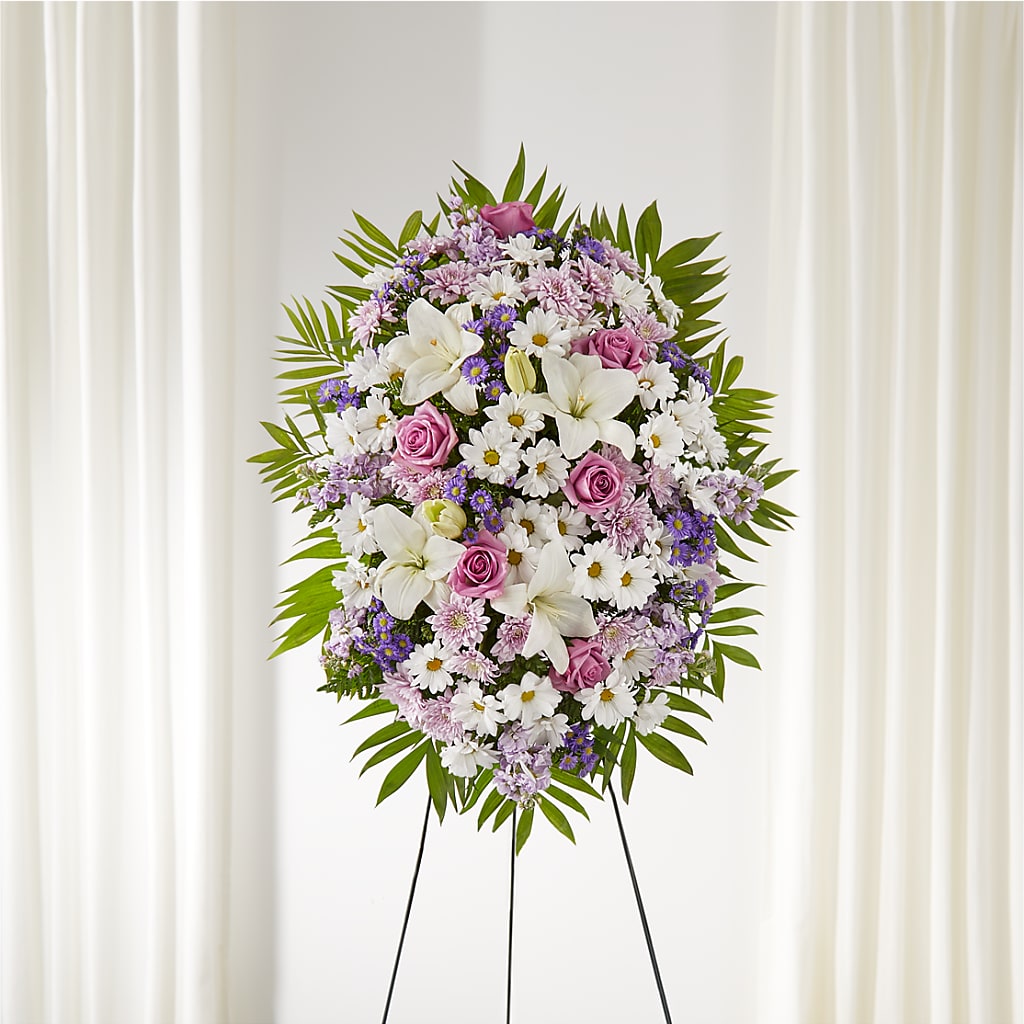 Surrounded by Love Standing Spray – Cg Rain Florist, Cedar Grove NJ