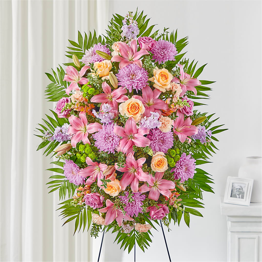 Love & Light Standing Spray – Cg Rain Florist, Cedar Grove NJ
