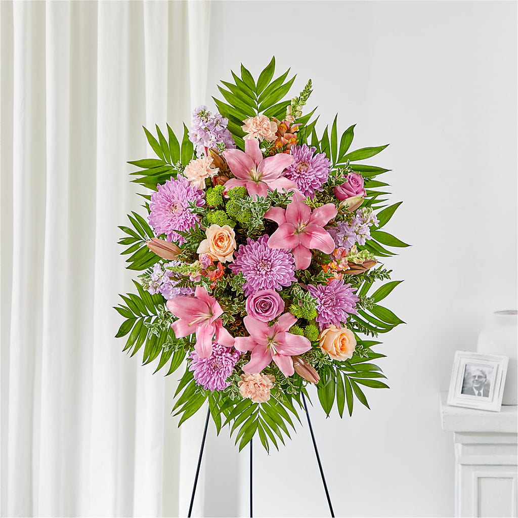 Love & Light Standing Spray – Cg Rain Florist, Cedar Grove NJ
