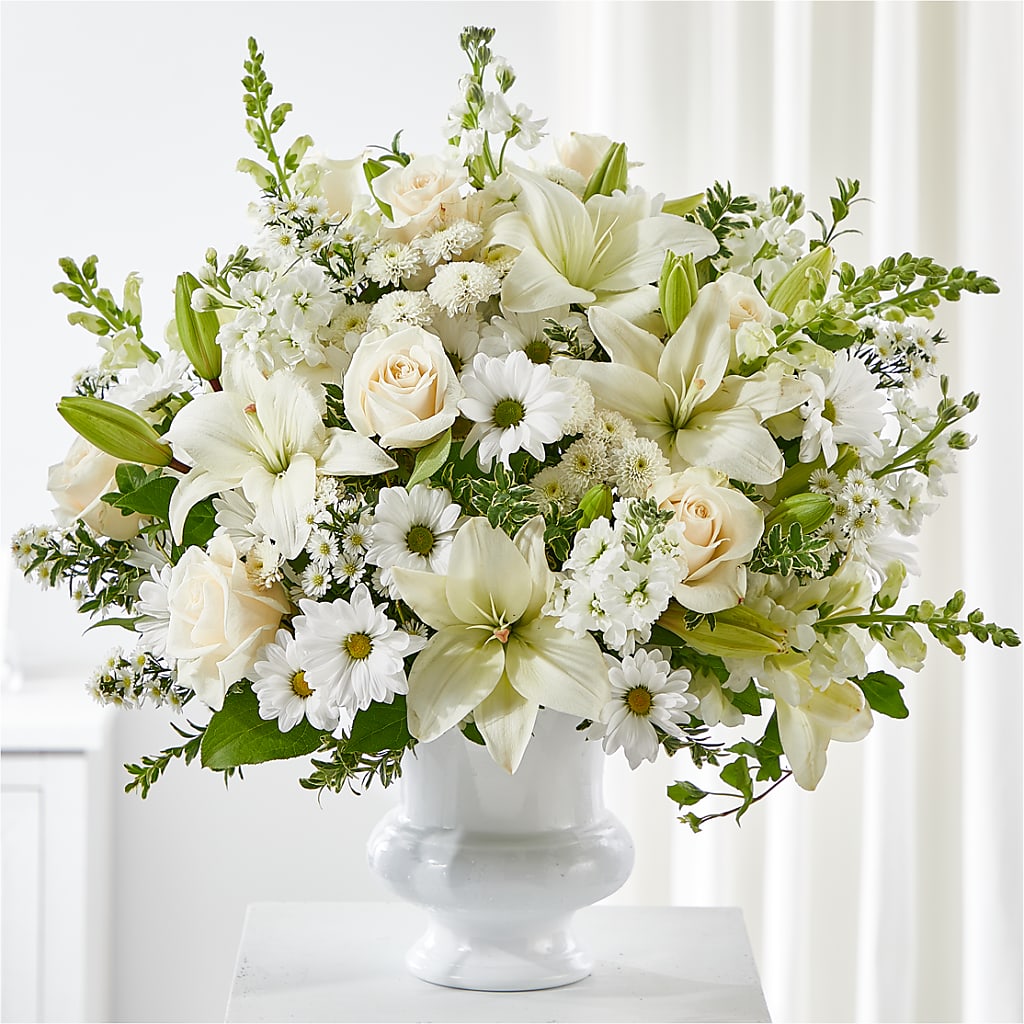 Uplifting Urn Arrangement – Cg Rain Florist, Cedar Grove NJ