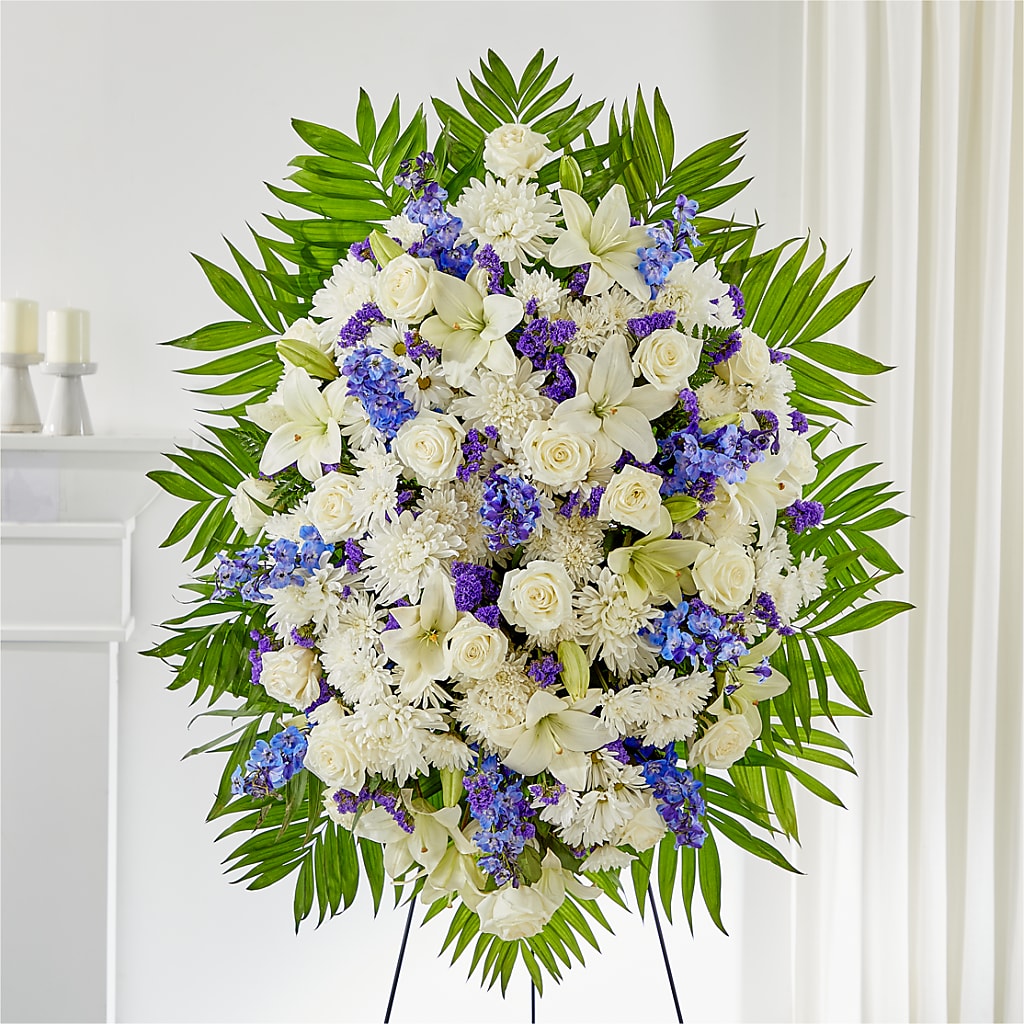 At Rest Standing Spray – Cg Rain Florist, Cedar Grove NJ