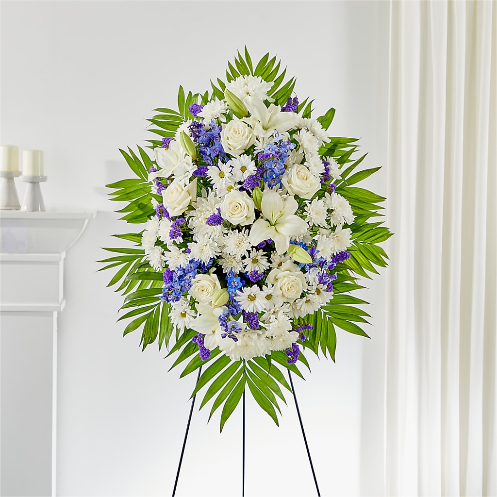 At Rest Standing Spray – Cg Rain Florist, Cedar Grove NJ