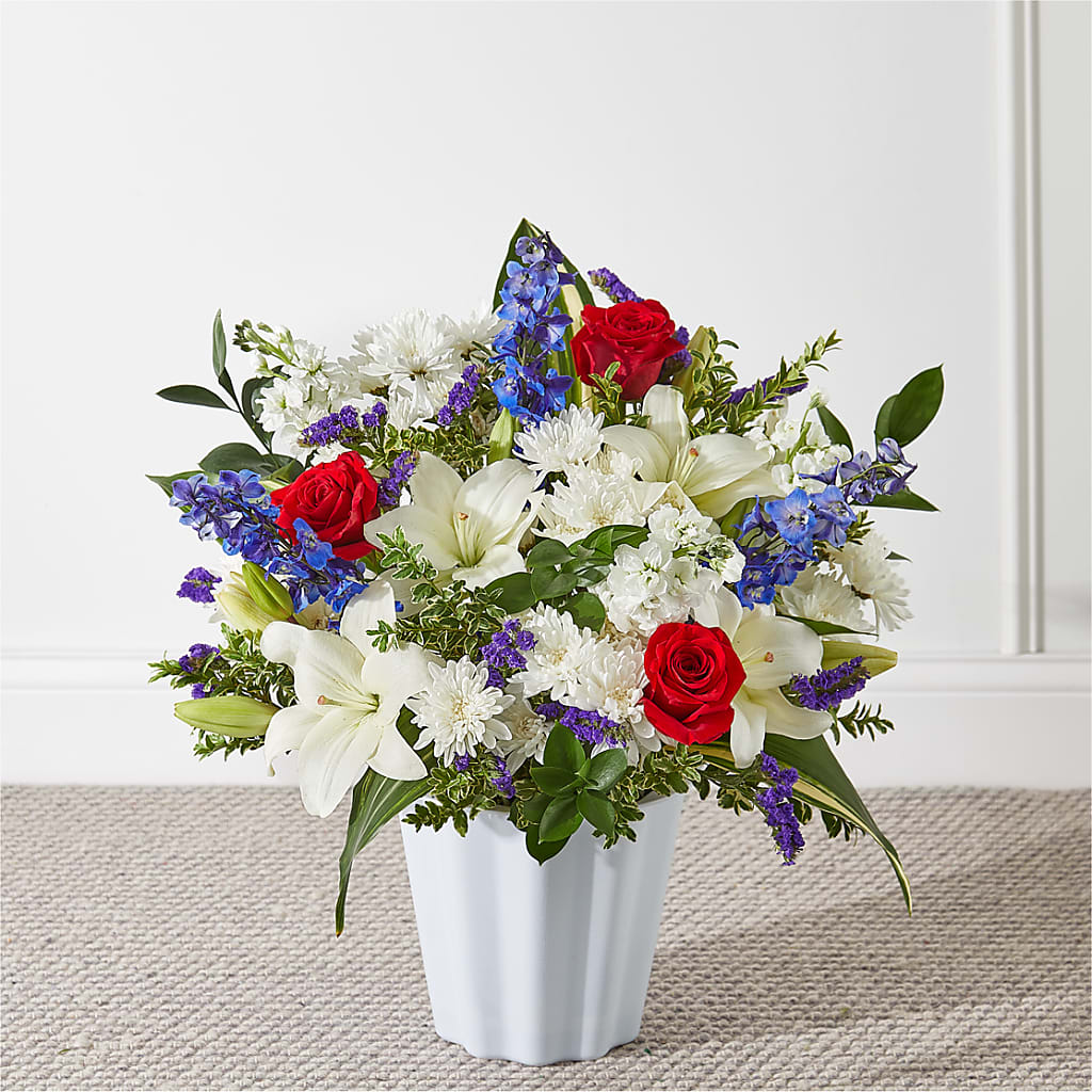 Consoled Floor Basket – Cg Rain Florist, Cedar Grove NJ