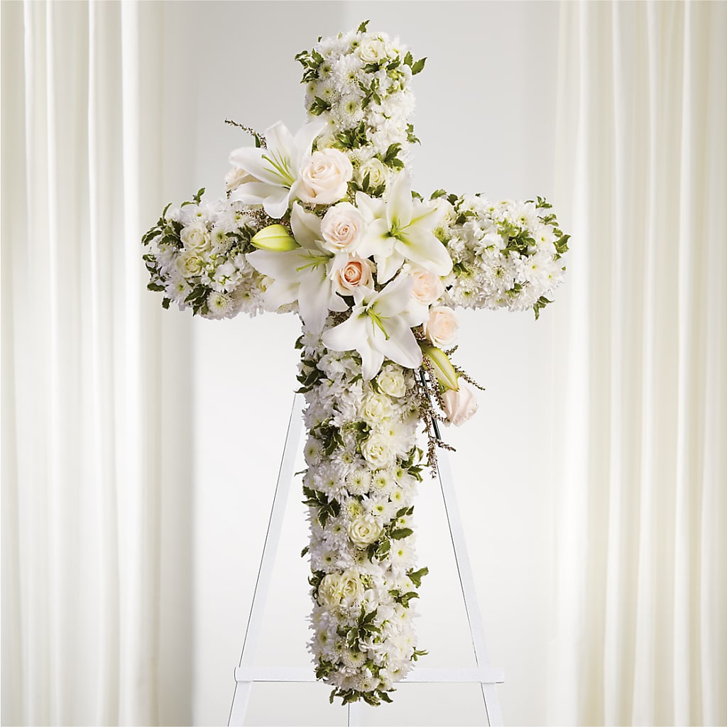 Spiritual Guidance Standing Spray – Cg Rain Florist, Cedar Grove NJ