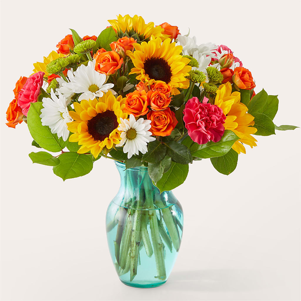 Sun-drenched Blooms Bouquet – Cg Rain Florist, Cedar Grove NJ