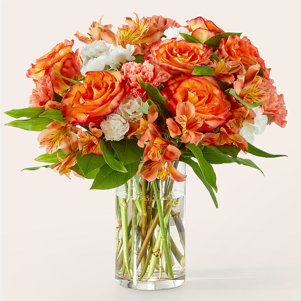 Apricot Glow Bouquet – Cg Rain Florist, Cedar Grove NJ
