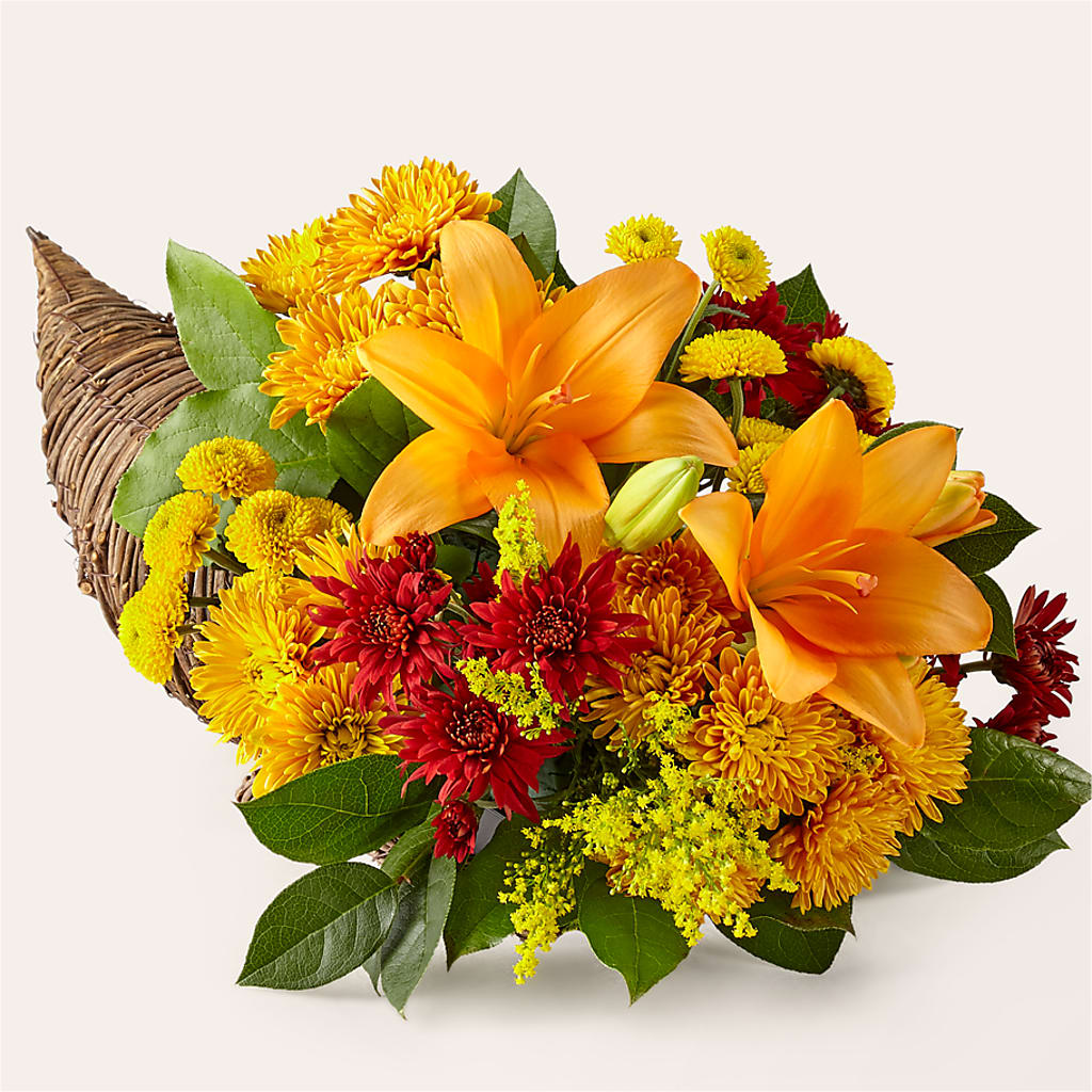 Feast of Color Cornucopia – Cg Rain Florist, Cedar Grove NJ