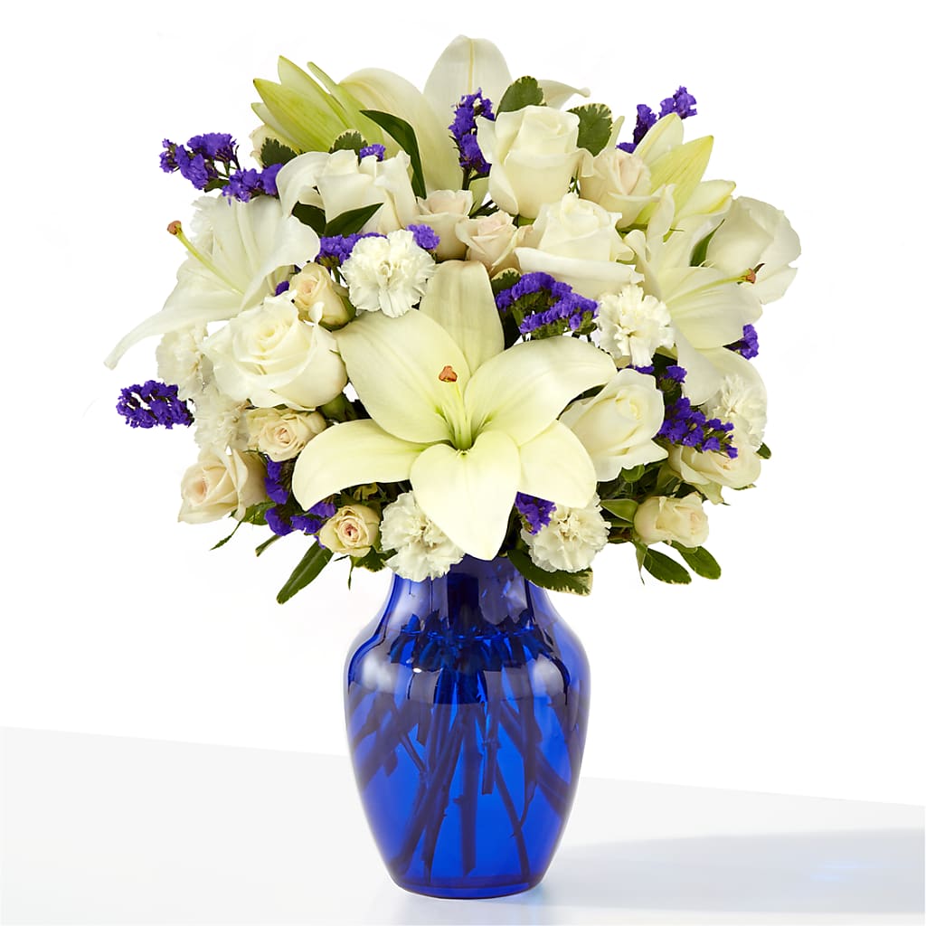 Sapphire Rush Bouquet – Cg Rain Florist, Cedar Grove NJ