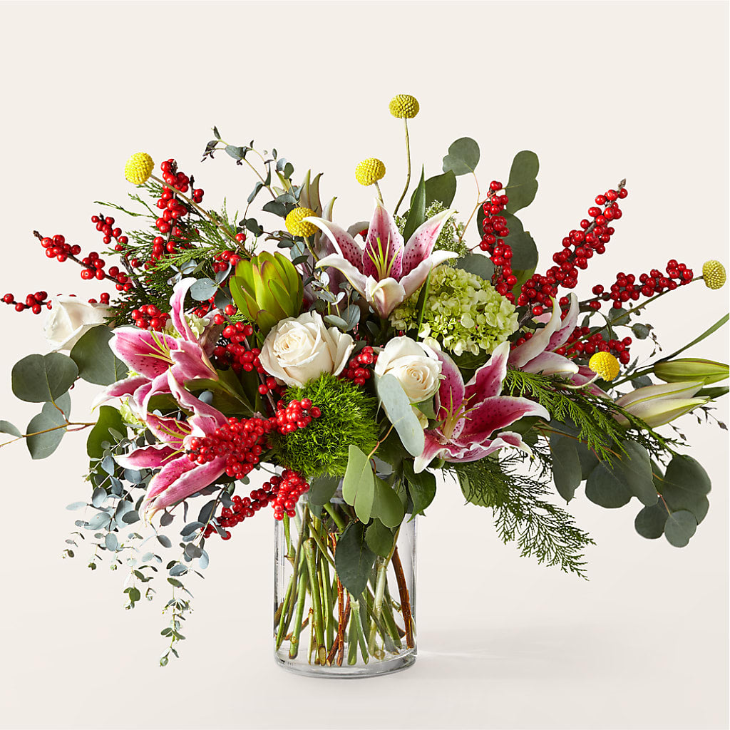Berry & Bright Bouquet – Cg Rain Florist, Cedar Grove NJ
