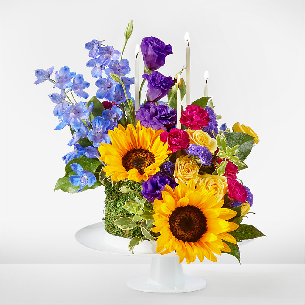 Star of the Day Floral Cake – Cg Rain Florist, Cedar Grove NJ