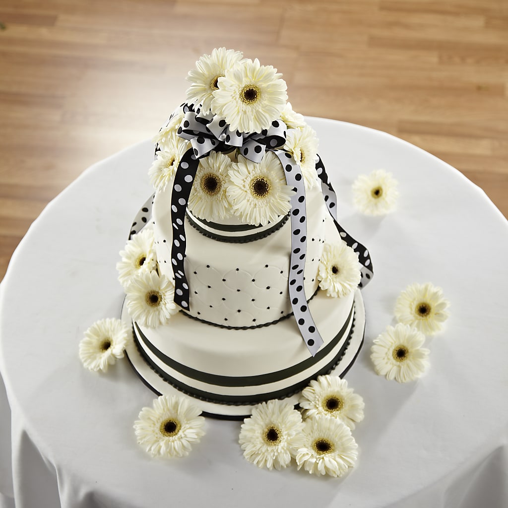 Simple Sophistication Cake Décor – Cg Rain Florist, Cedar Grove NJ