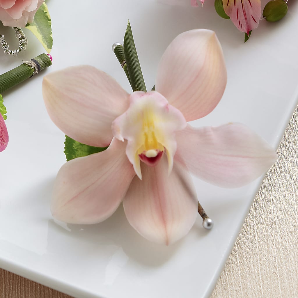 Pink Cymbidium Boutonniere – Cg Rain Florist, Cedar Grove NJ