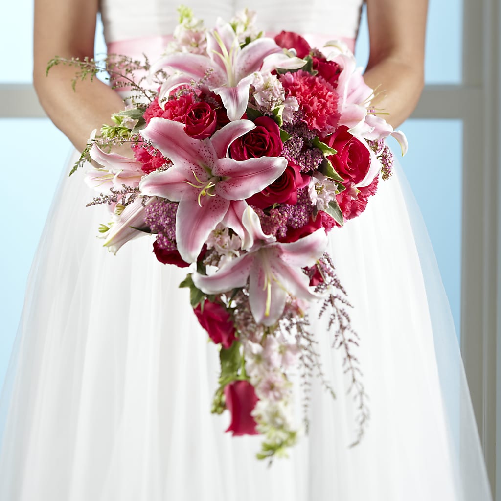 Lily & Rose Bouquet – Cg Rain Florist, Cedar Grove NJ