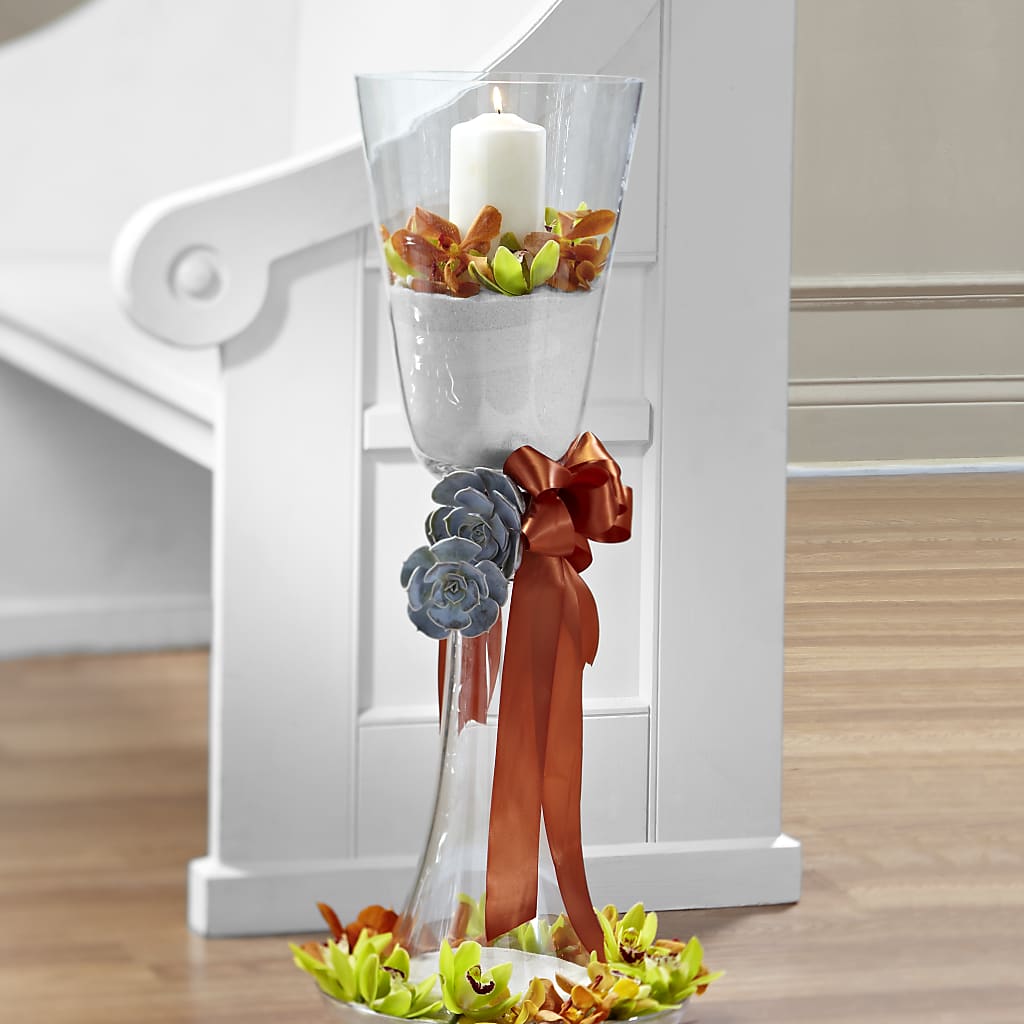 Matrimony Pew Decor – Cg Rain Florist, Cedar Grove NJ
