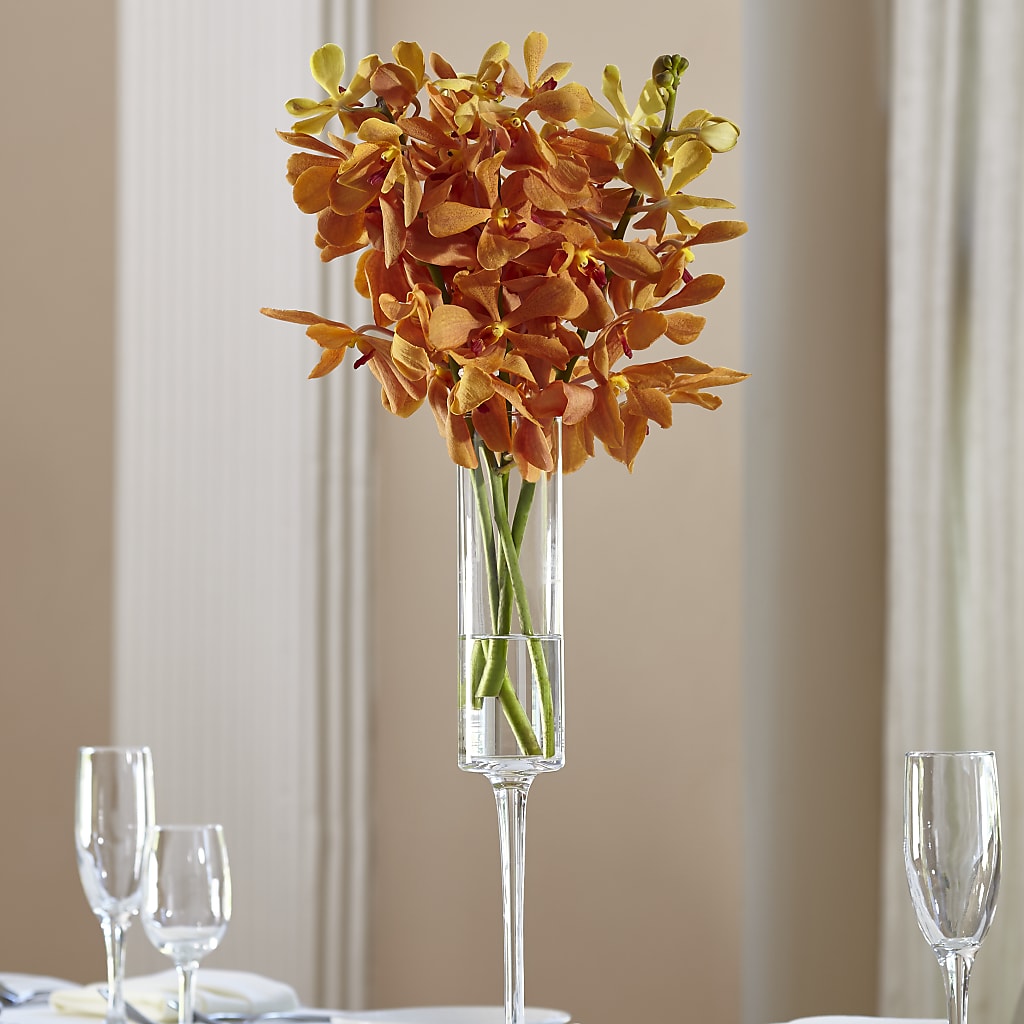Orange Mokara Bouquet – Cg Rain Florist, Cedar Grove NJ