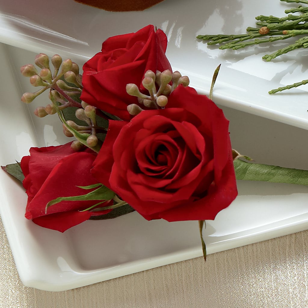 Red Spray Rose Boutonniere – Cg Rain Florist, Cedar Grove NJ